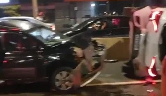 Engavetamento na BR-316, em Teresina